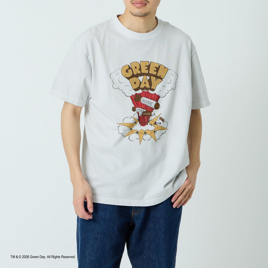 LT.GRAY&&モデル身長：168cm 着用サイズ：L&&