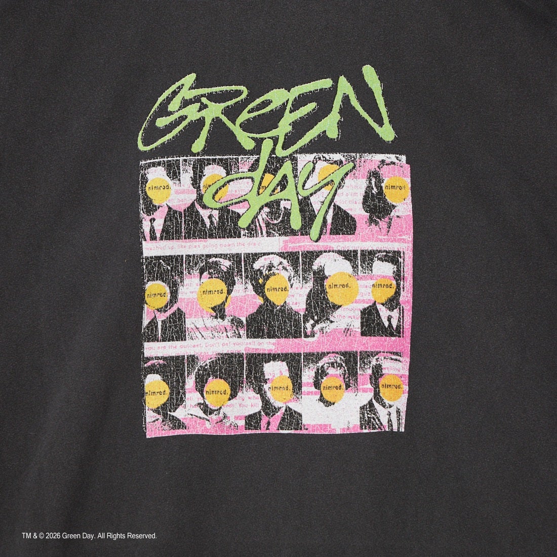 GOOD ROCK SPEED [グッドロックスピード] 別注 GREEN DAY ロックプリントTシャツ [INTN-064-JF] CHARCOAL