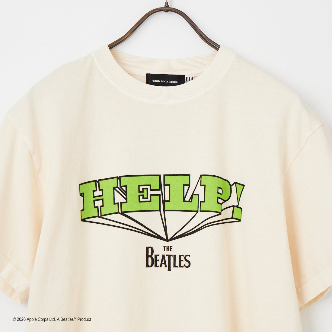 GOOD ROCK SPEED [グッドロックスピード] 別注 THE BEATLES ロックプリントTシャツ [INTN-060-JF] BEIGE