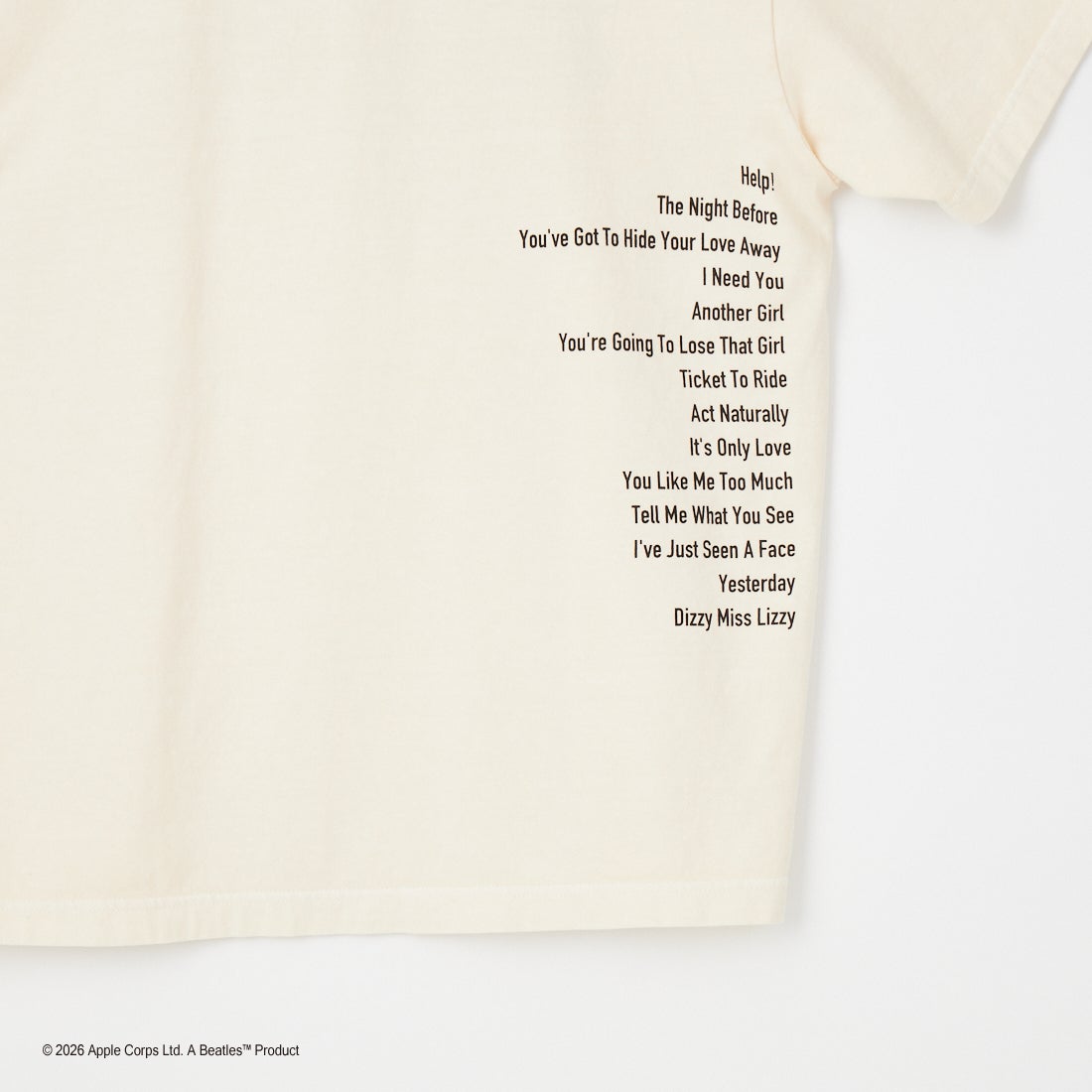 GOOD ROCK SPEED [グッドロックスピード] 別注 THE BEATLES ロックプリントTシャツ [INTN-060-JF] BEIGE