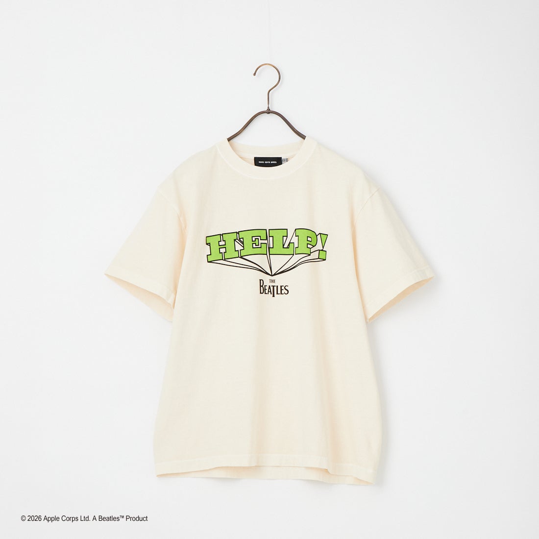 GOOD ROCK SPEED [グッドロックスピード] 別注 THE BEATLES ロックプリントTシャツ [INTN-060-JF] BEIGE
