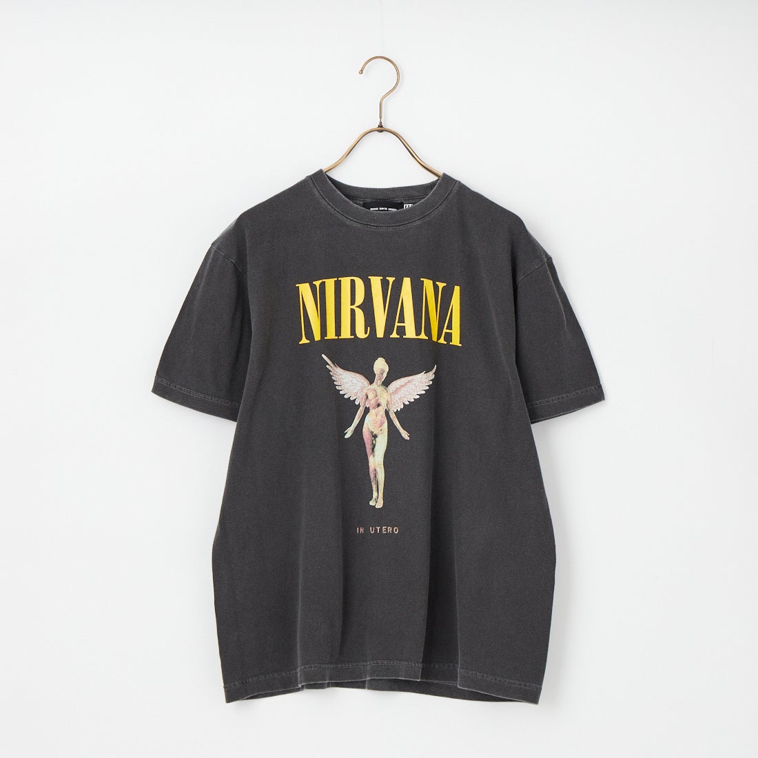 GOOD ROCK SPEED [グッドロックスピード] 別注 NIRVANA ロックプリントTシャツ [INTN-030-JF] CHARCOAL