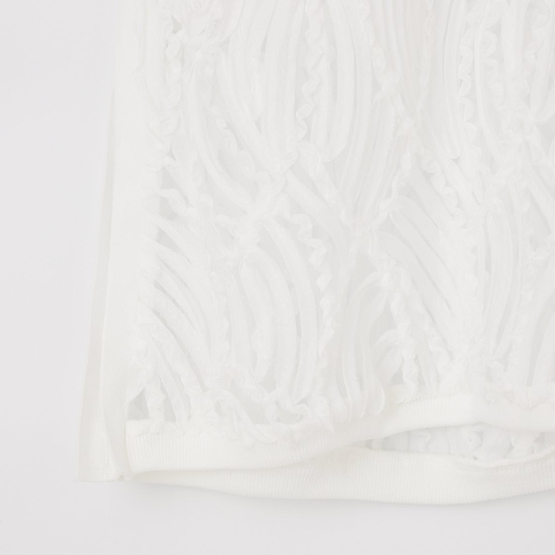 CLOCHE [クロシェ] コードレースシアーベスト [61285564] ｵﾌ