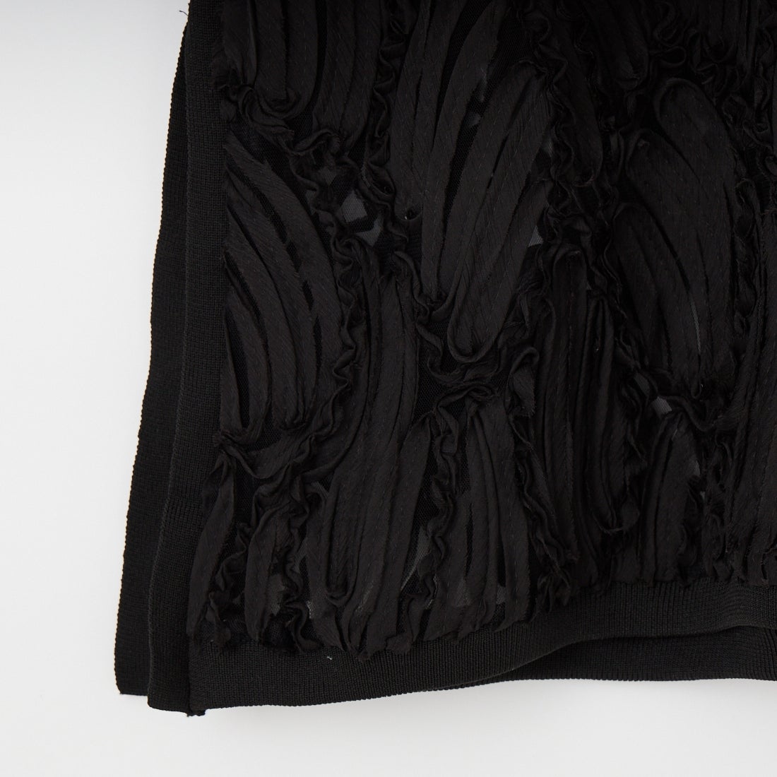 CLOCHE [クロシェ] コードレースシアーベスト [61285564] ﾌﾞﾗｯｸ