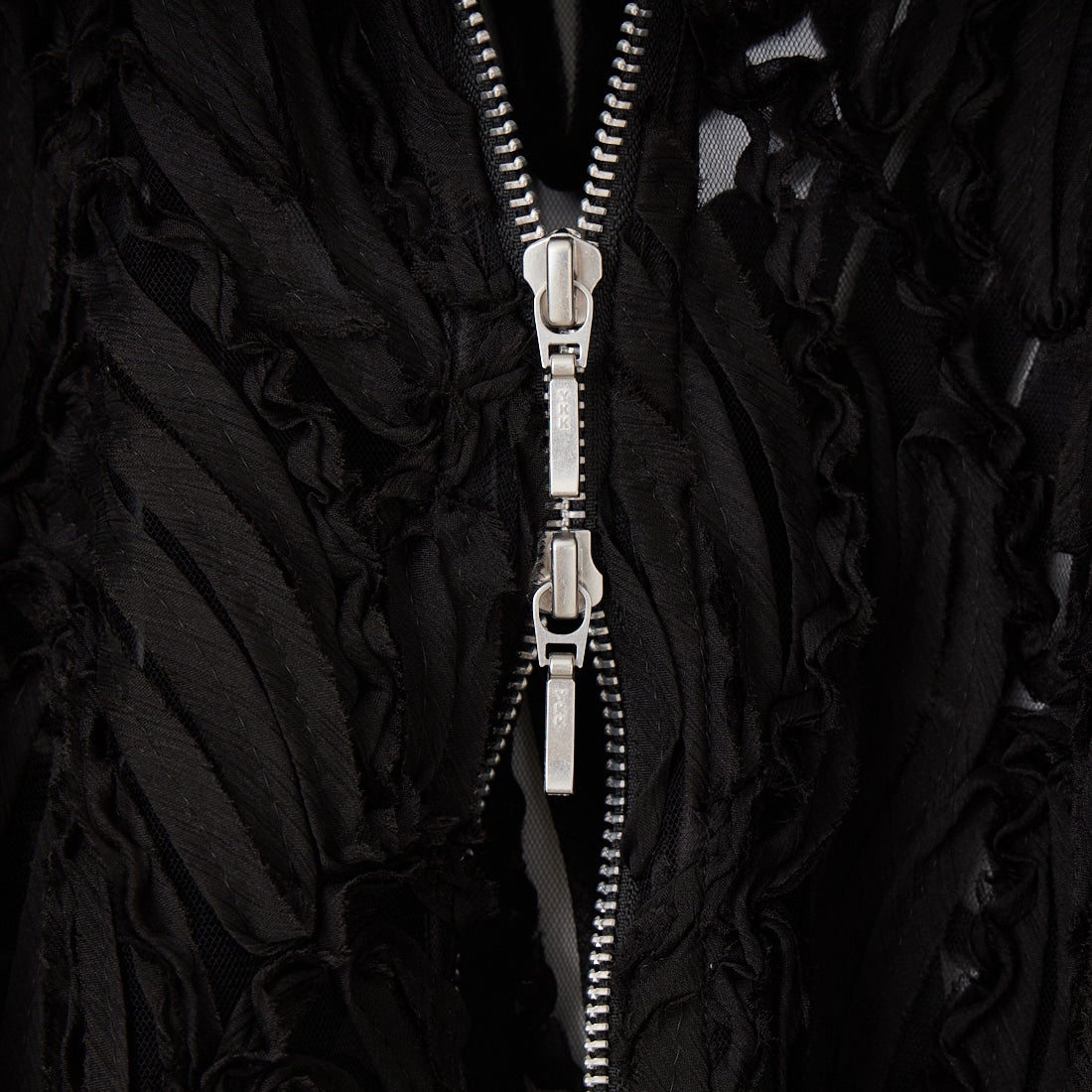 CLOCHE [クロシェ] コードレースシアーブルゾン [61285527] ﾌﾞﾗｯｸ