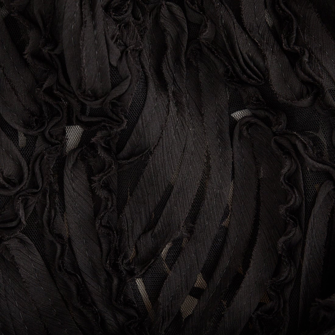 CLOCHE [クロシェ] コードレースシアーブルゾン [61285527] ﾌﾞﾗｯｸ