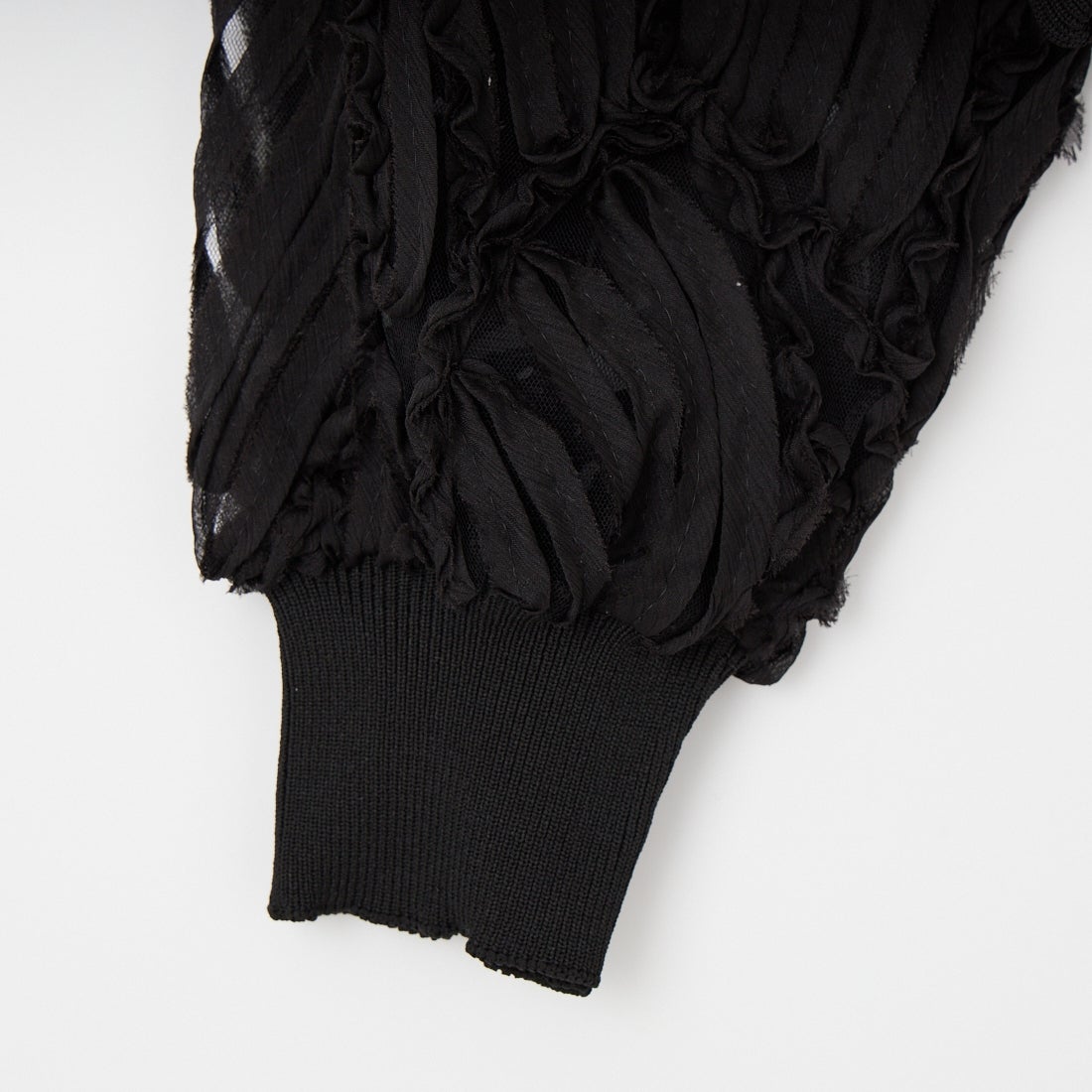 CLOCHE [クロシェ] コードレースシアーブルゾン [61285527] ﾌﾞﾗｯｸ