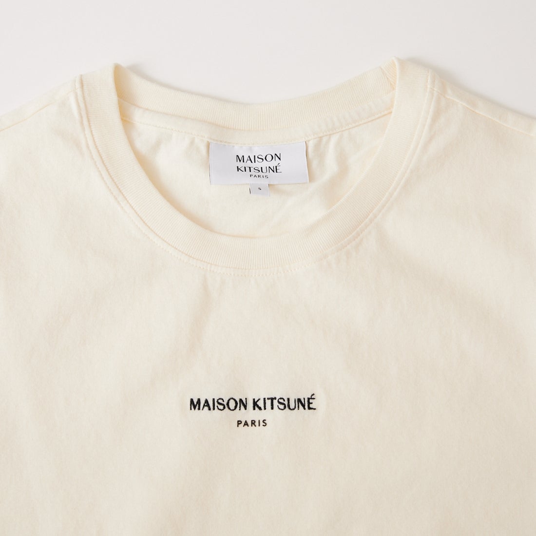 MAISON KITSUNE [メゾン キツネ] MAISON KITSUNE PARIS ベビーTシャツ [QW00100KJ7026] 0063 NOBLE