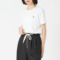 P100 WHITE&&モデル身長：162cm 着用サイズ：S&&