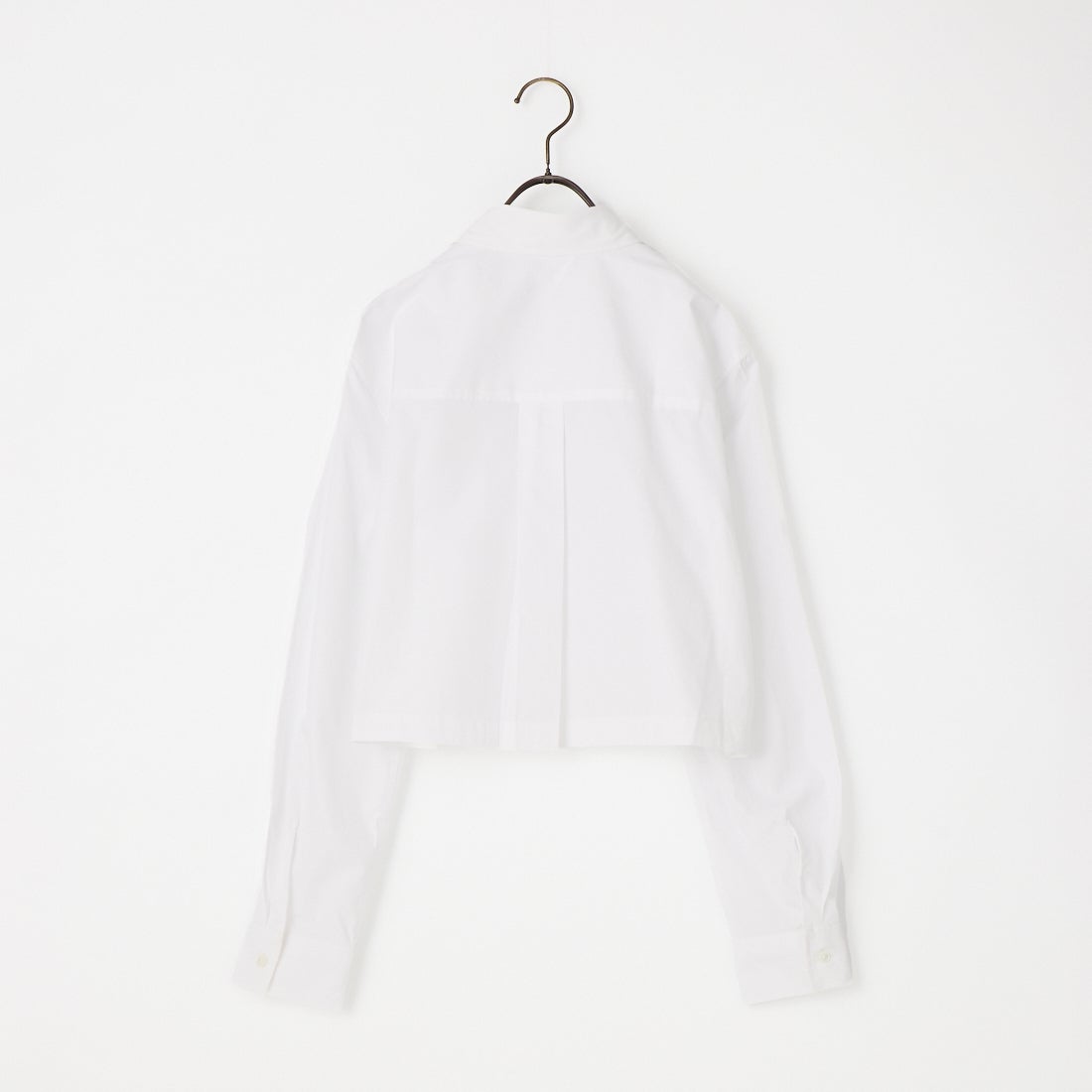 MAISON KITSUNE [メゾン キツネ] ベビーフォックス クロップドシャツ [QW00402WC0026] P100 WHITE