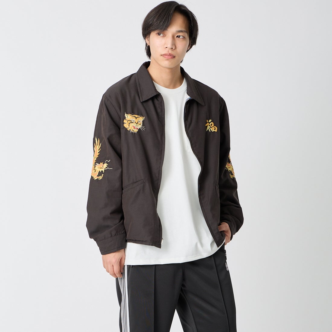 119 BLACK&&モデル身長：179cm 着用サイズ：L&&