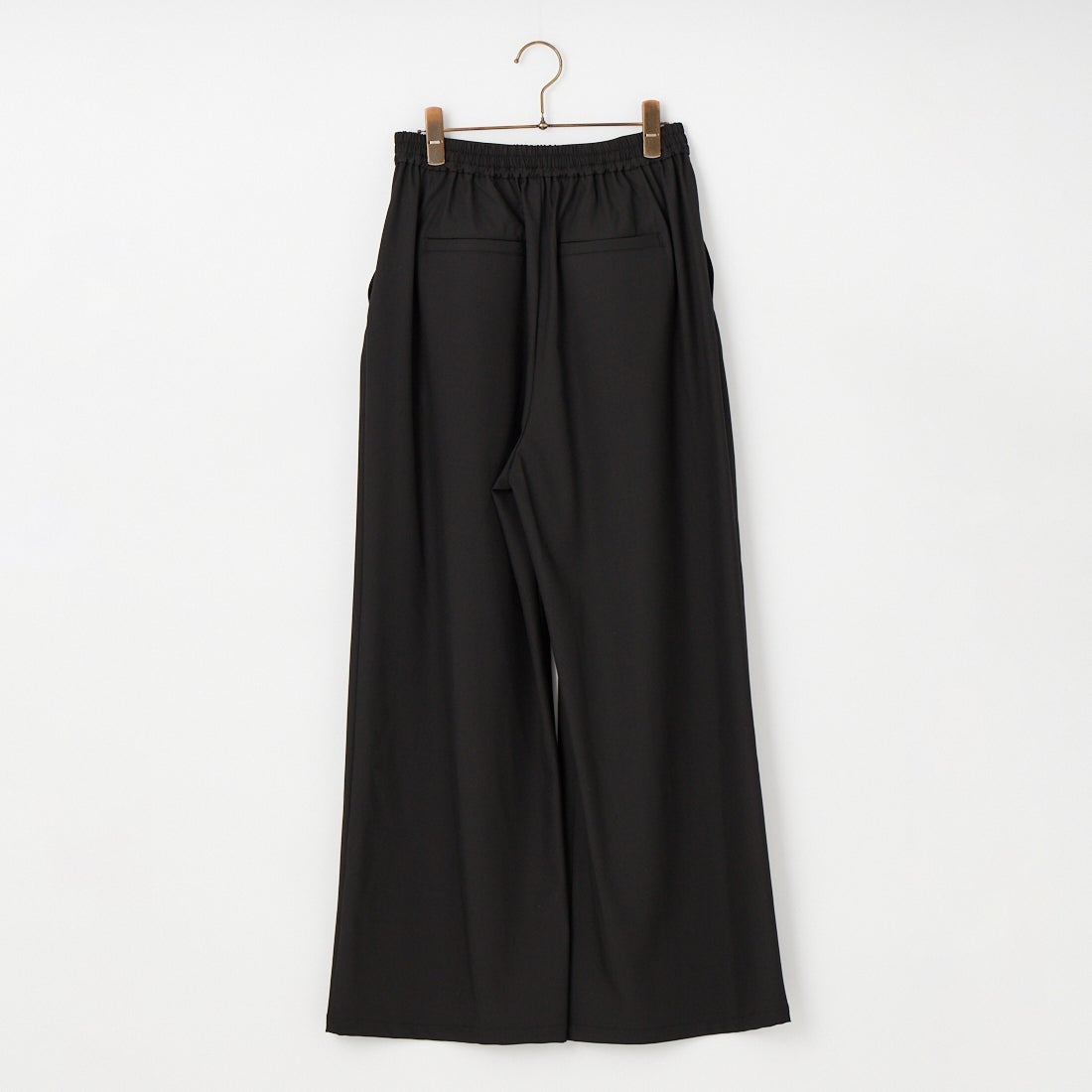 CLOCHE [クロシェ] ドライツイルワイドストレートパンツ [61286512] ﾌﾞﾗｯｸ