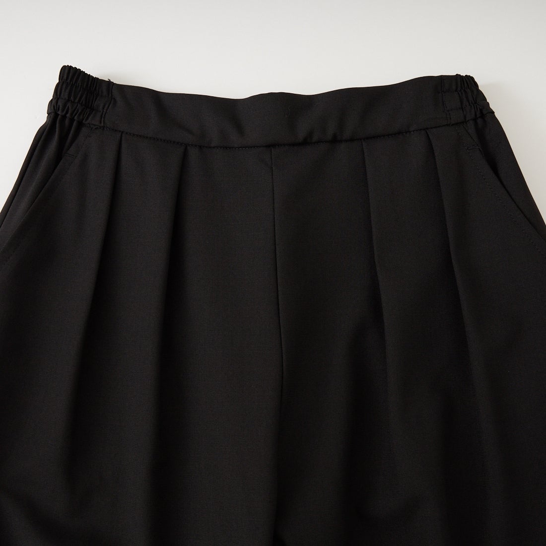 CLOCHE [クロシェ] ドライツイルワイドストレートパンツ [61286512] ﾌﾞﾗｯｸ