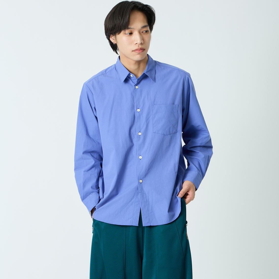 BLUE&&モデル身長：179cm 着用サイズ：3&&