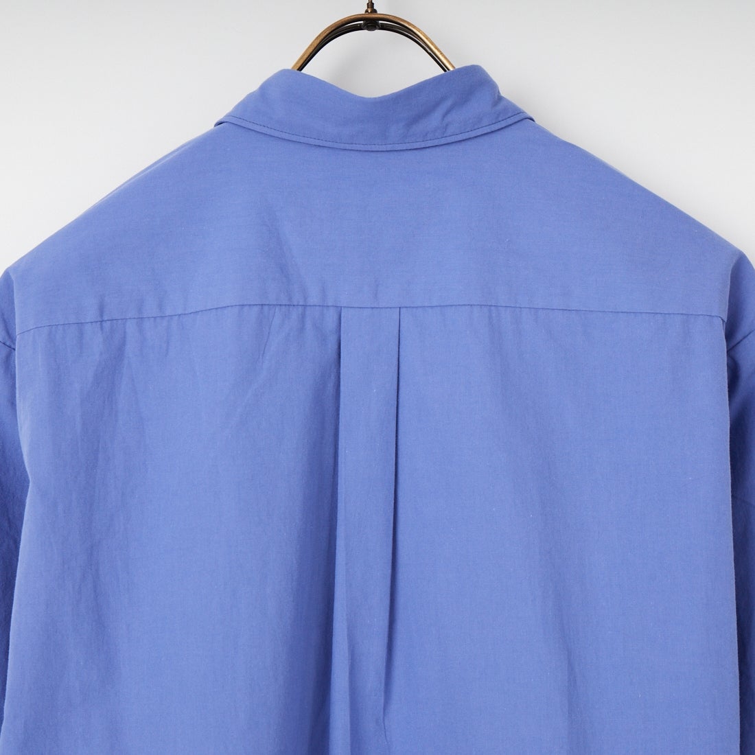 MANUAL ALPHABET [マニュアルアルファベット] ウォッシャーブロード ルーズフィットレギュラーカラーシャツ [MA-S-813] BLUE