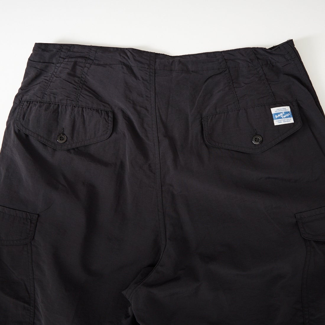 ARMY TWILL SANFORIZED [アーミーツイル サンフォライズド] ナイロンオックスカーゴパンツ [AM-2615004] BLACK
