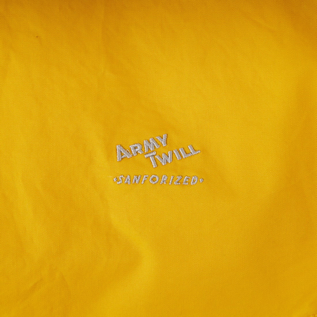 ARMY TWILL SANFORIZED [アーミーツイル サンフォライズド] ライトツイルユーティリティシャツ [AM-2617001] YELLOW