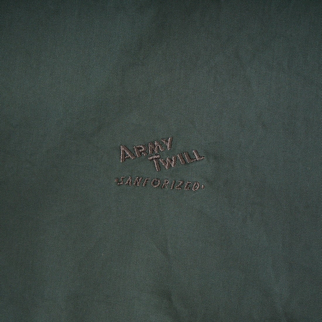 ARMY TWILL SANFORIZED [アーミーツイル サンフォライズド] ライトツイルユーティリティシャツ [AM-2617001] GREEN