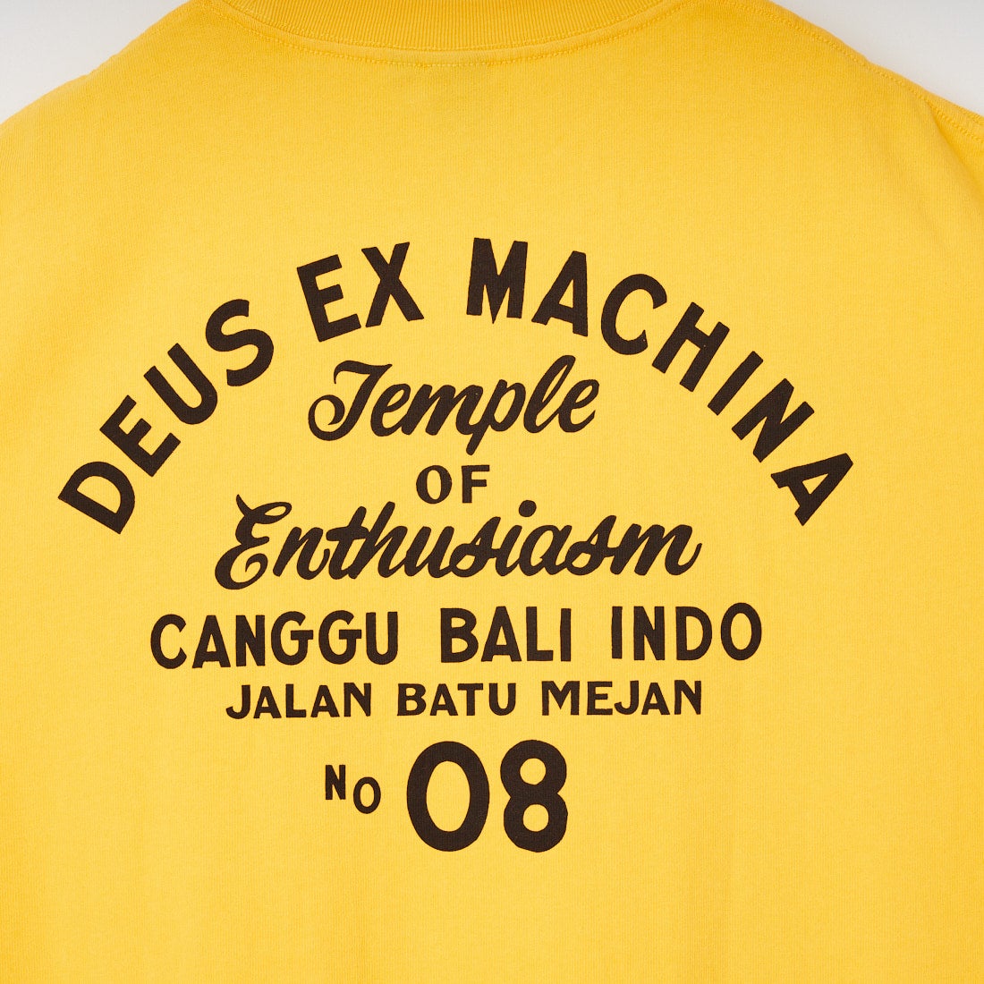 DEUS EX MACHINA [デウス エクス マキナ] CANGGU ショートスリーブTシャツ [D261MTS151] CITRUS YEL
