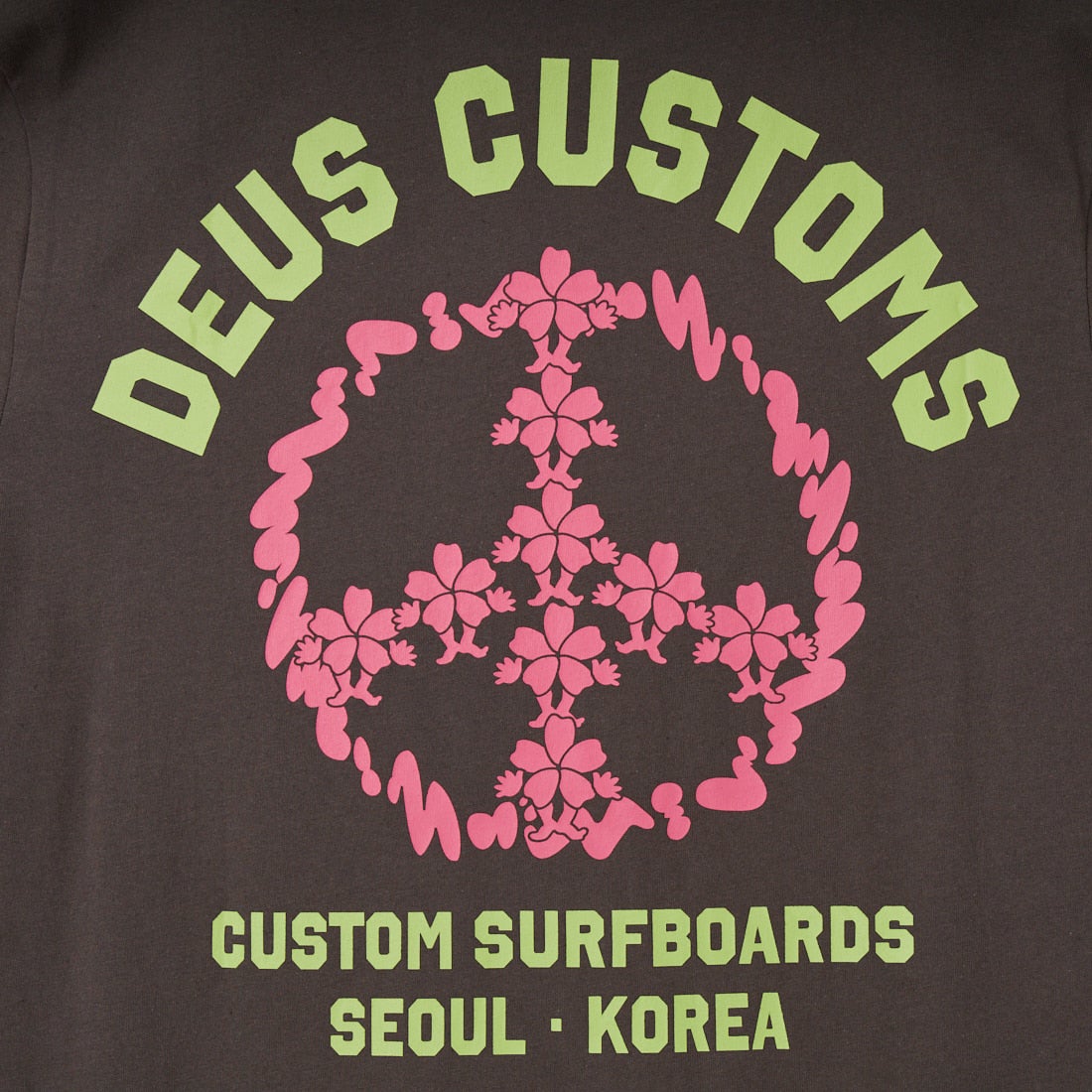 DEUS EX MACHINA [デウス エクス マキナ] FANCY PANSY ショートスリーブTシャツ [D261MTS538] ANTHRACITE