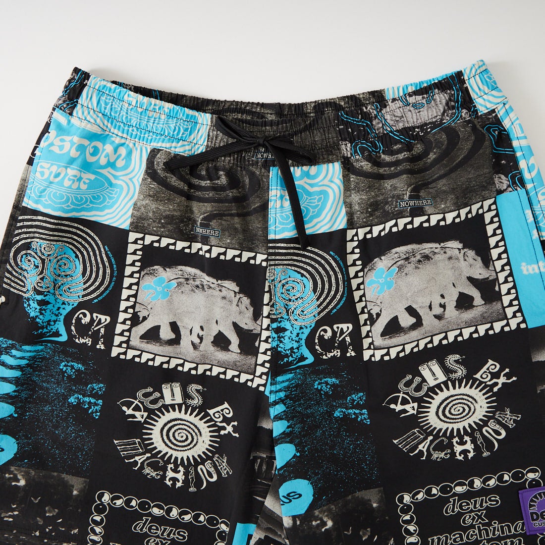 DEUS EX MACHINA [デウス エクス マキナ] WASHED AWAY スイムショーツ [D261MBS528] CAVIAR