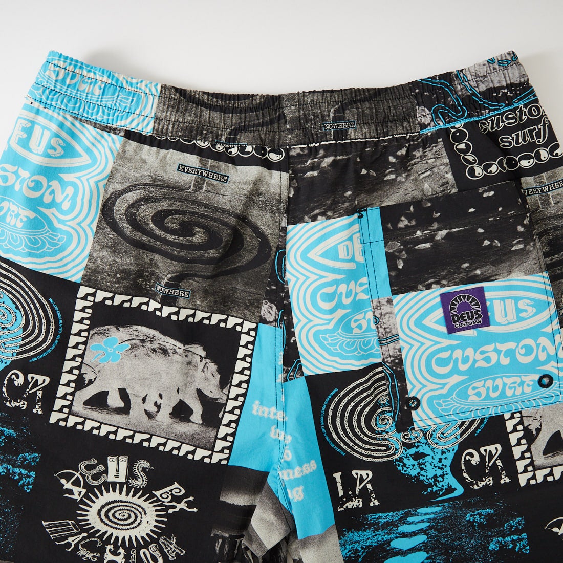 DEUS EX MACHINA [デウス エクス マキナ] WASHED AWAY スイムショーツ [D261MBS528] CAVIAR