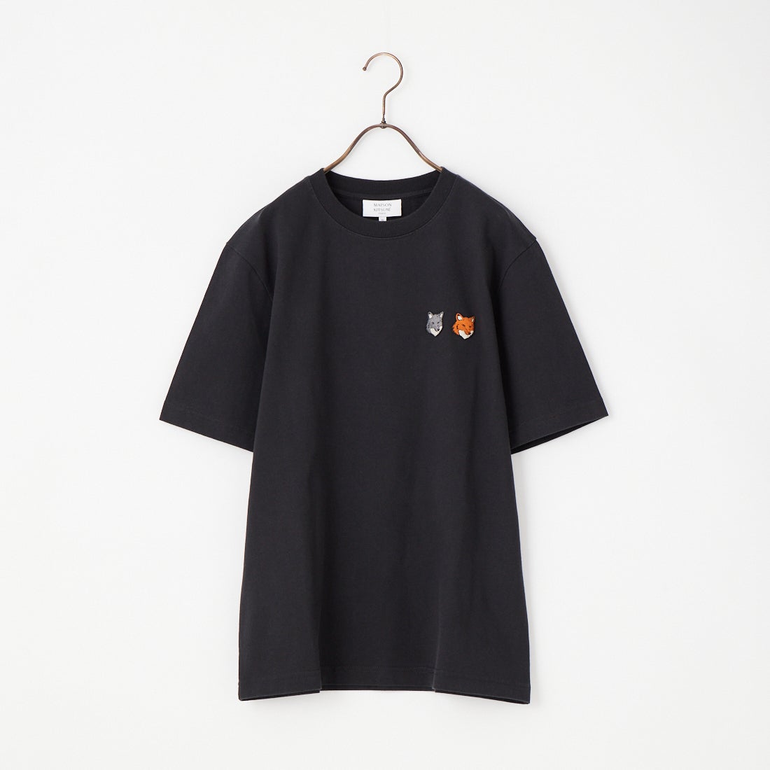 MAISON KITSUNE [メゾン キツネ] ダブルフォックスヘッド コンフォートTシャツ [OM011CFKJ7025] P190 ANTHR