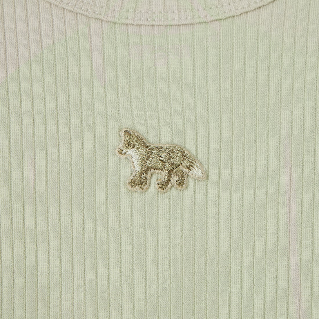 MAISON KITSUNE [メゾン キツネ] ベビーフォックス リブフィットTシャツ [OW00124KJ0134] 0477 MINER