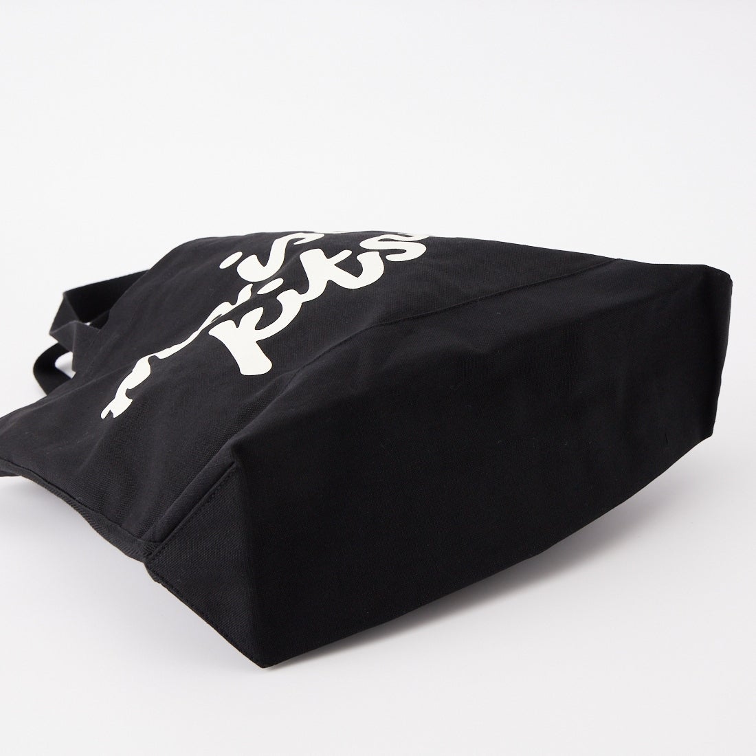 MAISON KITSUNE [メゾン キツネ] ハンドライティング トートバッグ [PW05124WW9042] P199 BLACK