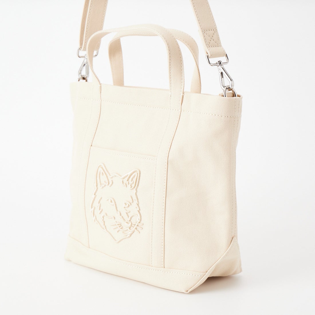 MAISON KITSUNE [メゾン キツネ] フォックスヘッド スモールトートバッグ [LW05103WW0107] 0432 MACAD