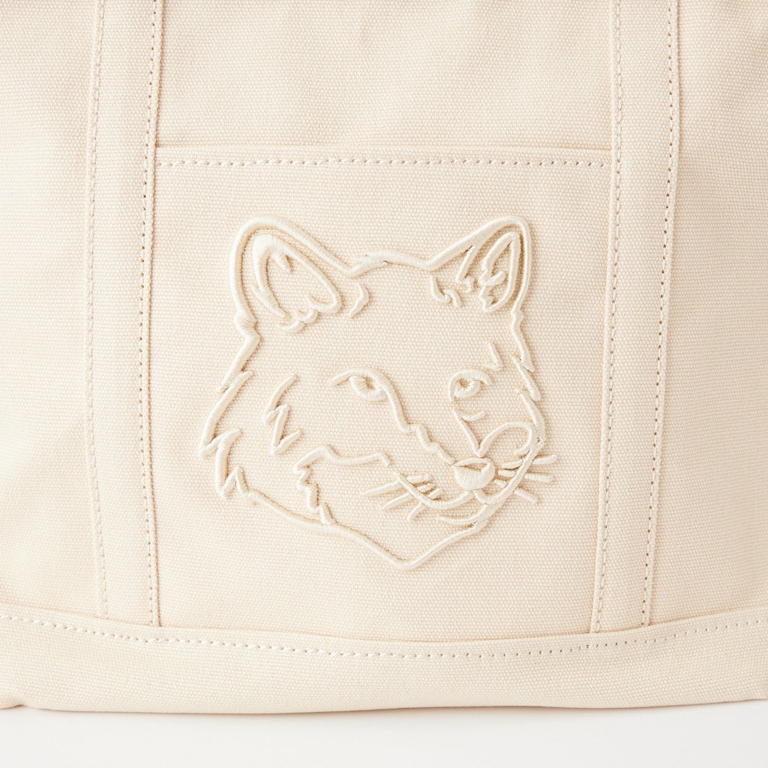 MAISON KITSUNE [メゾン キツネ] フォックスヘッド スモールトートバッグ [LW05103WW0107] 0432 MACAD
