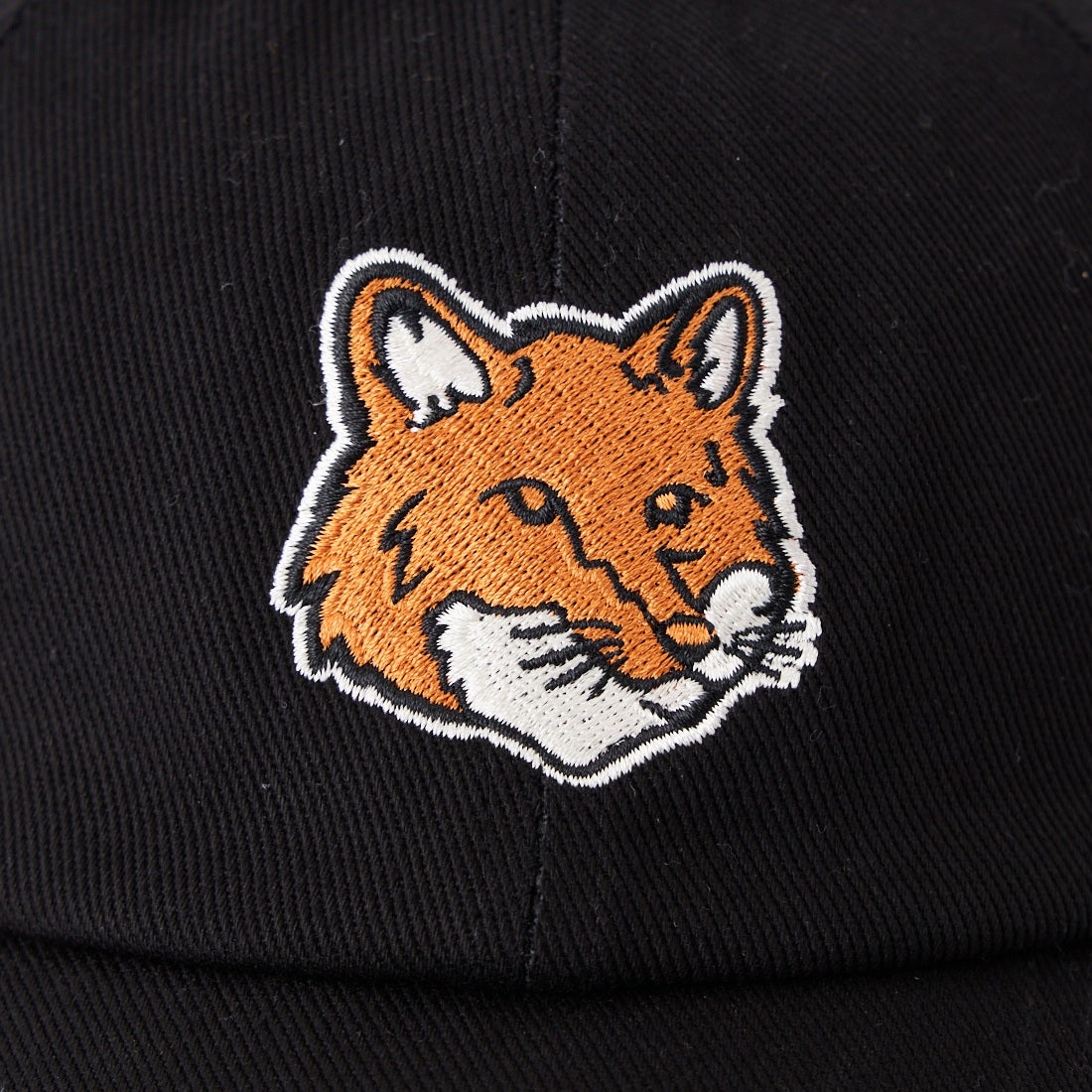 MAISON KITSUNE [メゾン キツネ] フォックスヘッドキャップ [PM06100WW0096] P199 BLACK