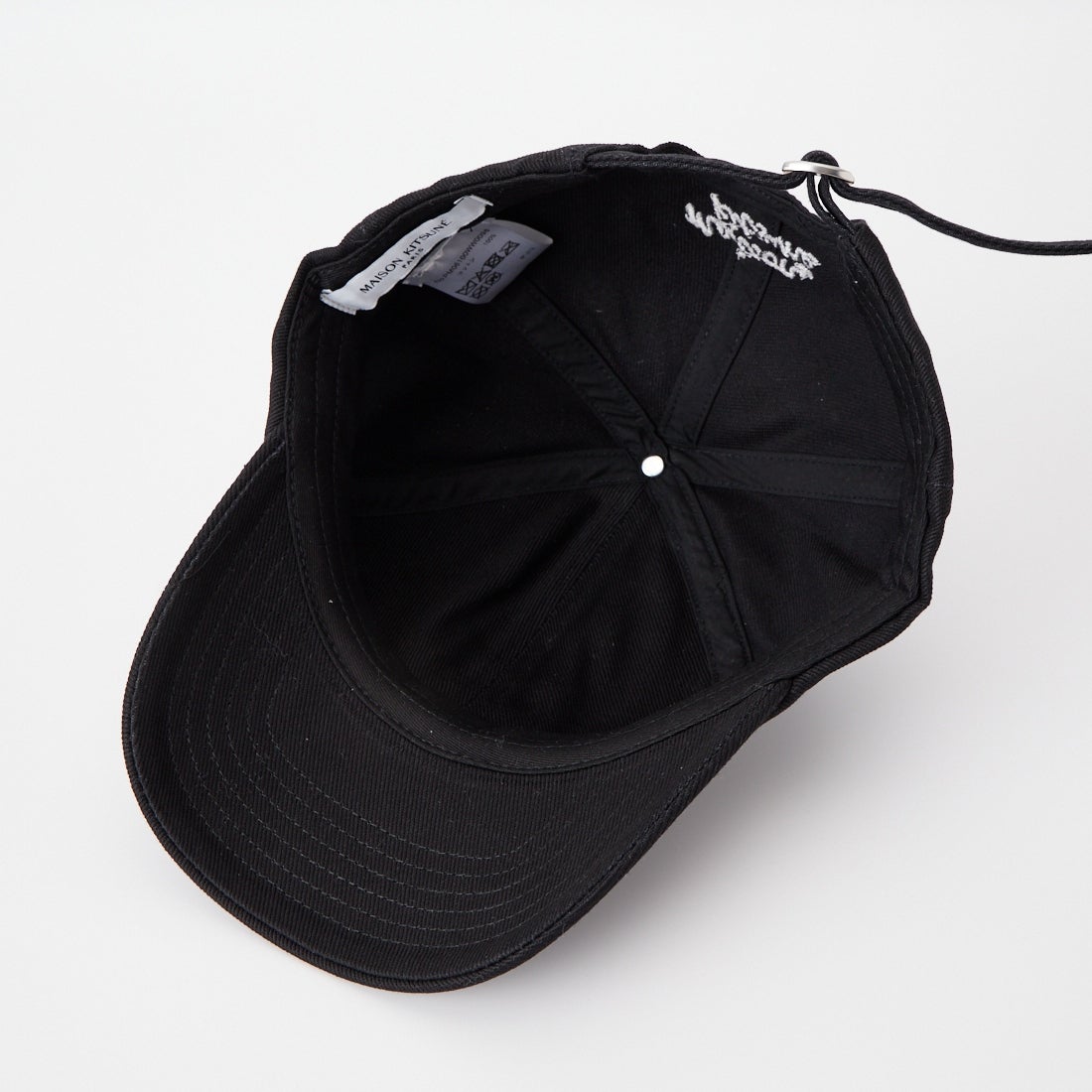 MAISON KITSUNE [メゾン キツネ] フォックスヘッドキャップ [PM06100WW0096] P199 BLACK