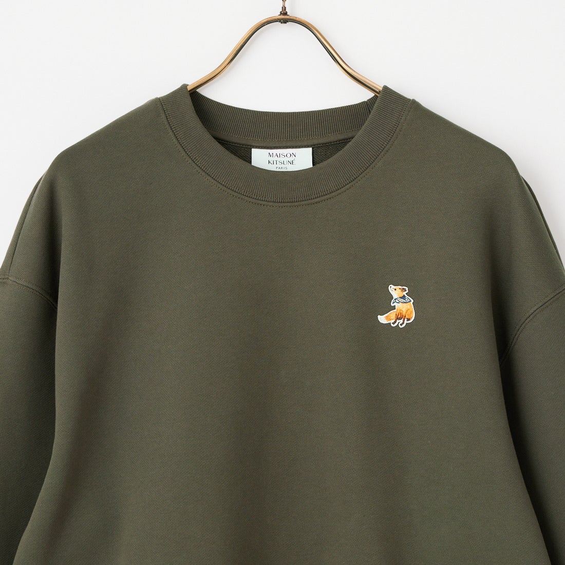 MAISON KITSUNE [メゾン キツネ] ドリーミングフォックス コンフォートスウェット [QM00301KM0341] 0453 BELUG