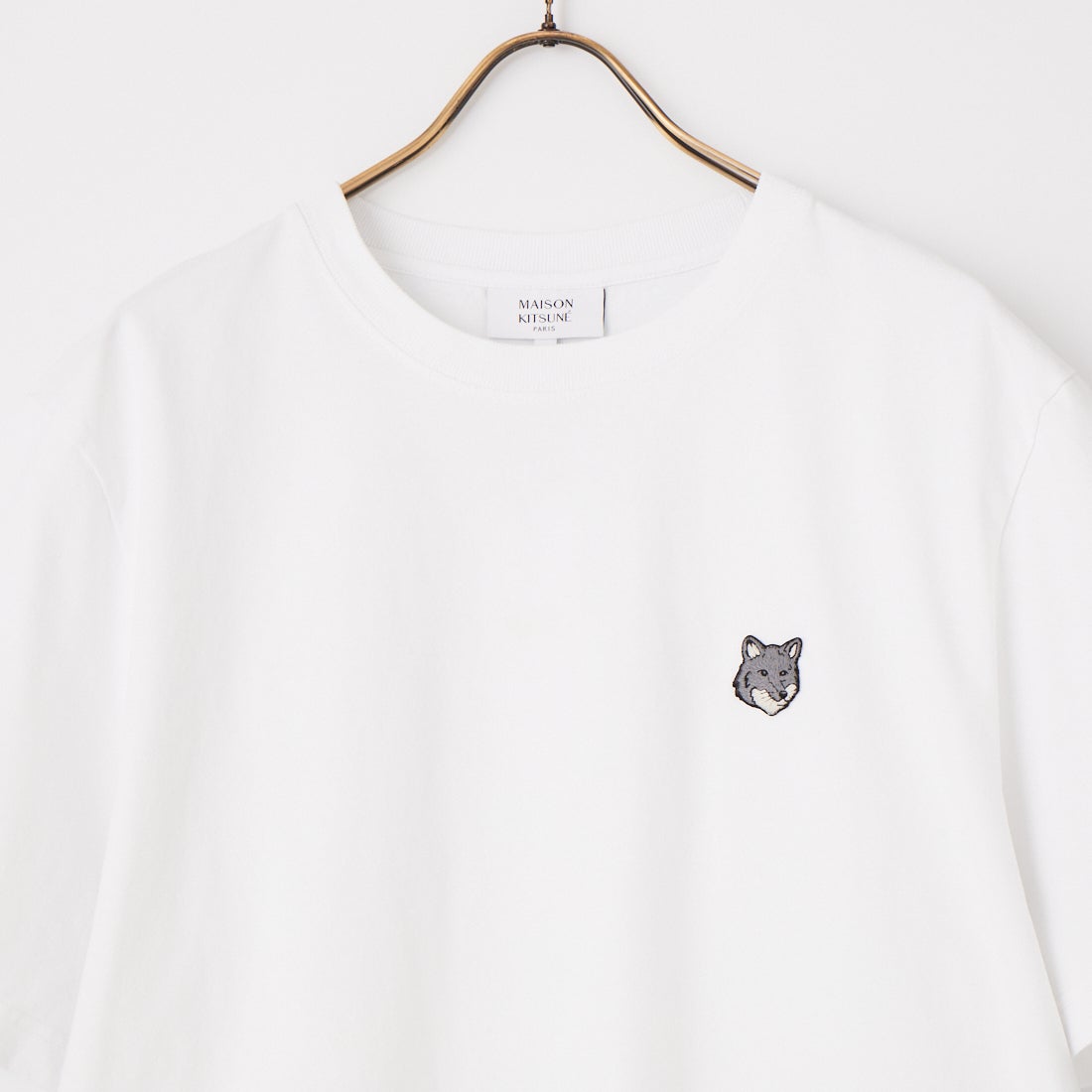 MAISON KITSUNE [メゾン キツネ] フォックスヘッド コンフォートTシャツ [PM00108KJ7025] P100 WHITE