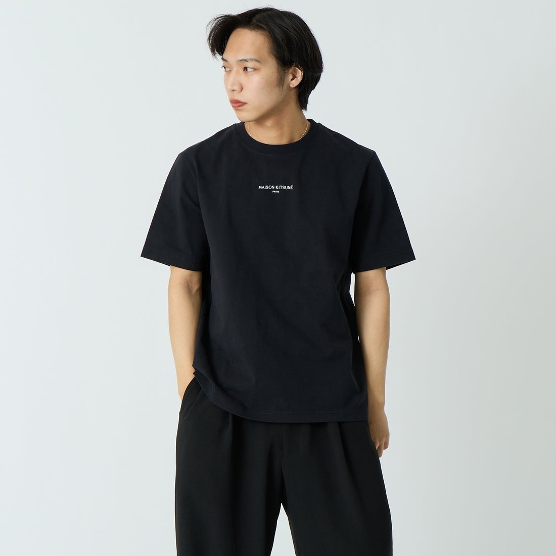 P199 BLACK&&モデル身長：179cm 着用サイズ：M&&