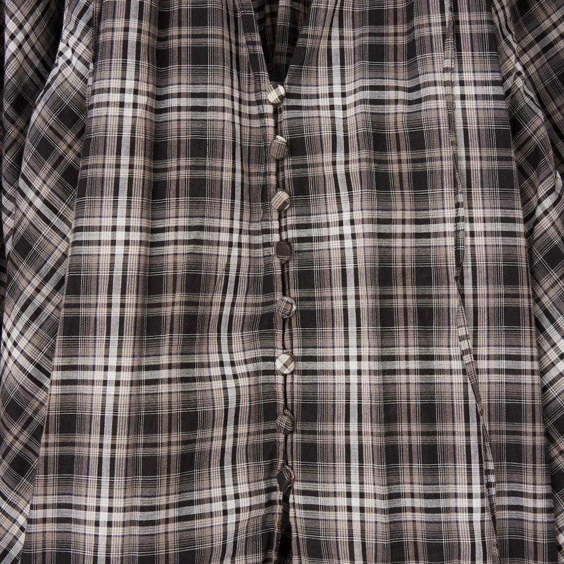 MAISON SPECIAL [メゾンスペシャル] タイ付Vネックボリュームブラウス [21261315704] BLK