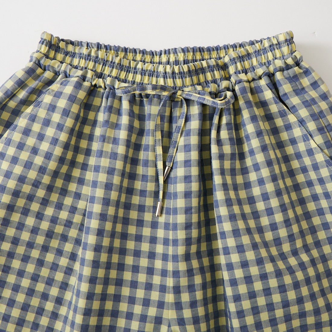 MAISON SPECIAL [メゾンスペシャル] マルチカラーイージーチェックパンツ [21261465705] YEL