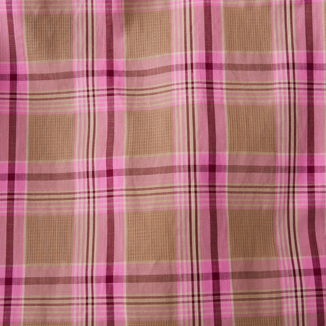 MAISON SPECIAL [メゾンスペシャル] マルチカラーイージーチェックパンツ [21261465705] PNK