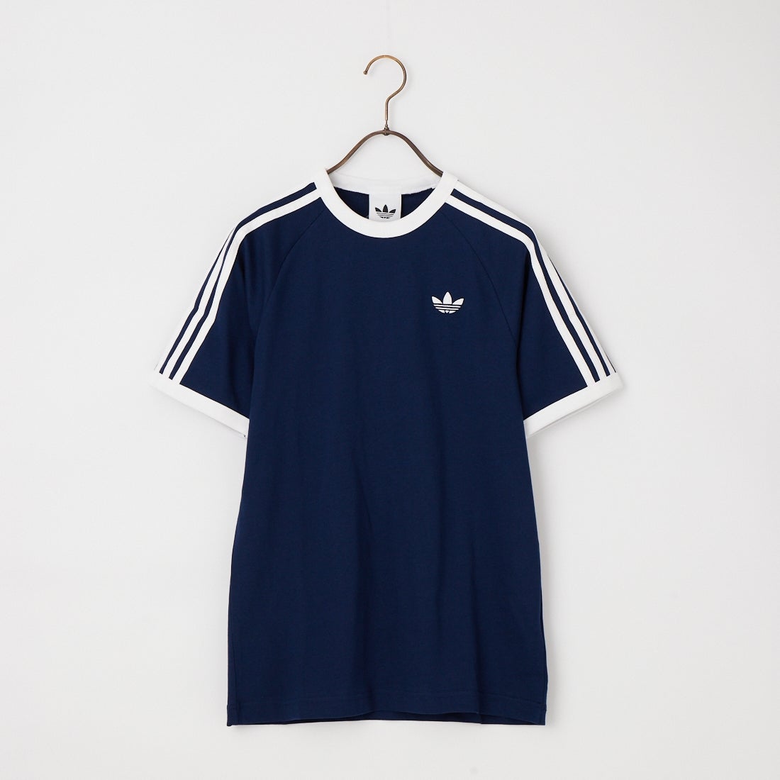adidas Originals [アディダス オリジナルス] スリーストライプTシャツ [DB785] KE3537 &&モデル身長：162cm 着用サイズ：S&&