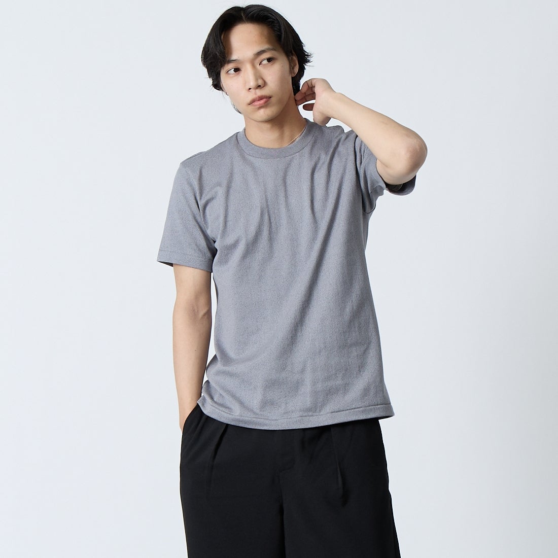 Hanes [ヘインズ] 1P MOKU クルーネックTシャツ [HM1-D203]