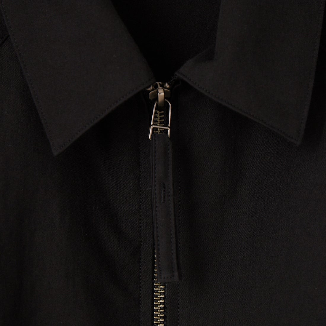 STILL BY HAND [スティルバイハンド] ジップアップモールスキンブルゾン [BL01261] INK BLACK