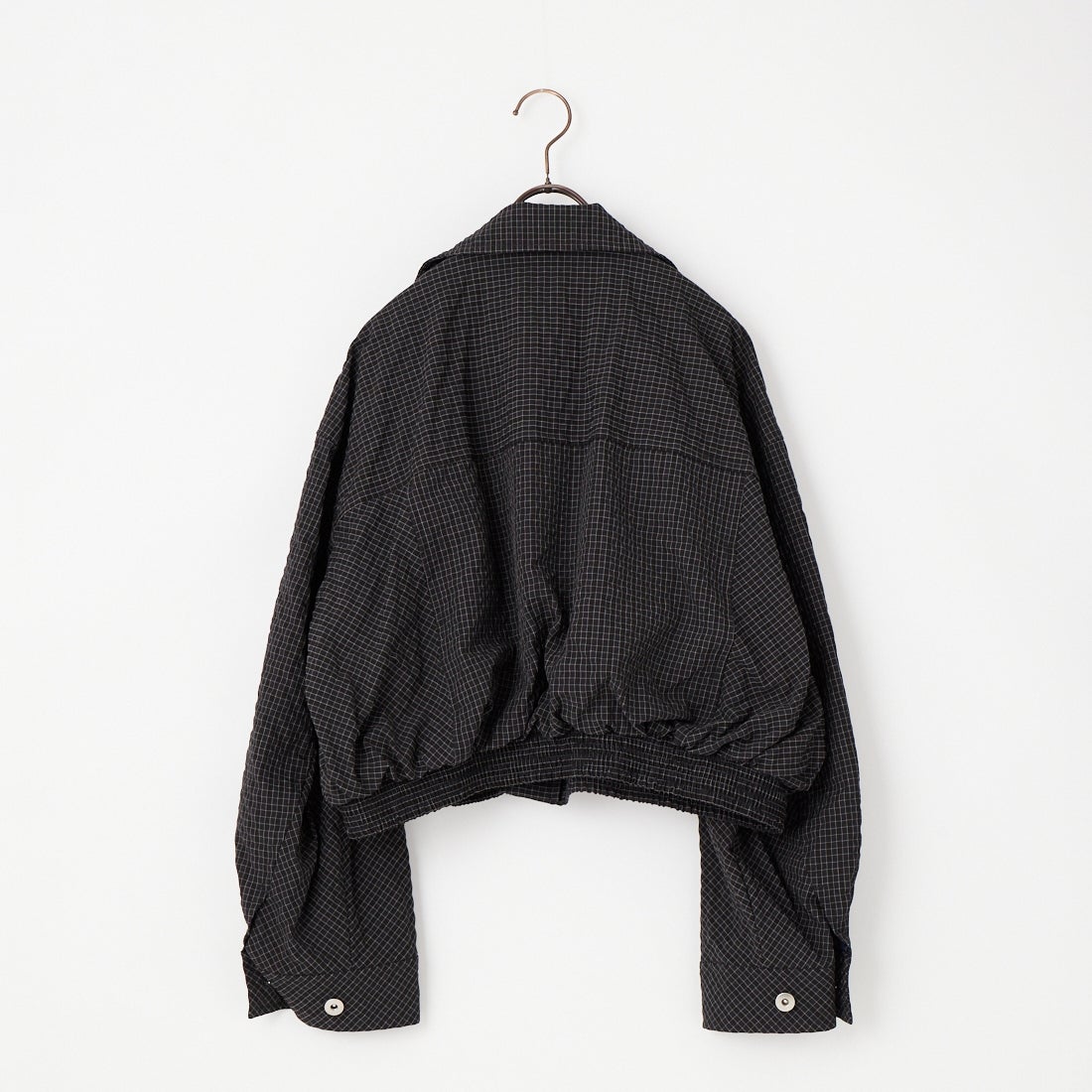 MAISON SPECIAL [メゾンスペシャル] レイヤードチェックブルゾン [21261215307] NVY