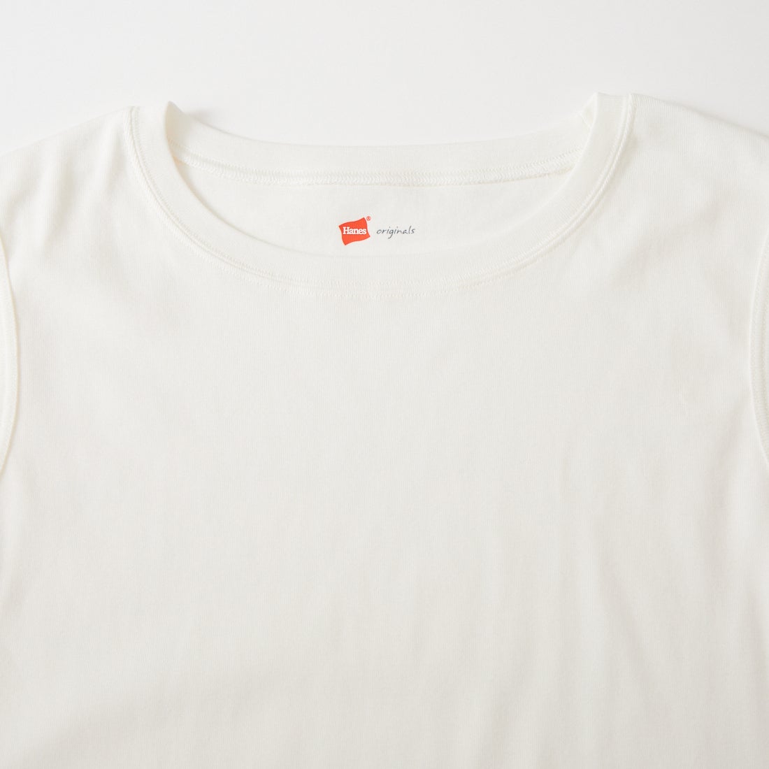 Hanes [ヘインズ] スリーブレスTシャツ [HM3-D103] 020 OFF WH