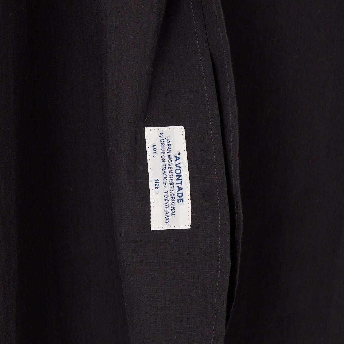 A VONTADE [アボンタージ] バンドカラーシャツ [VTD-0361-SH] 5 BLACK