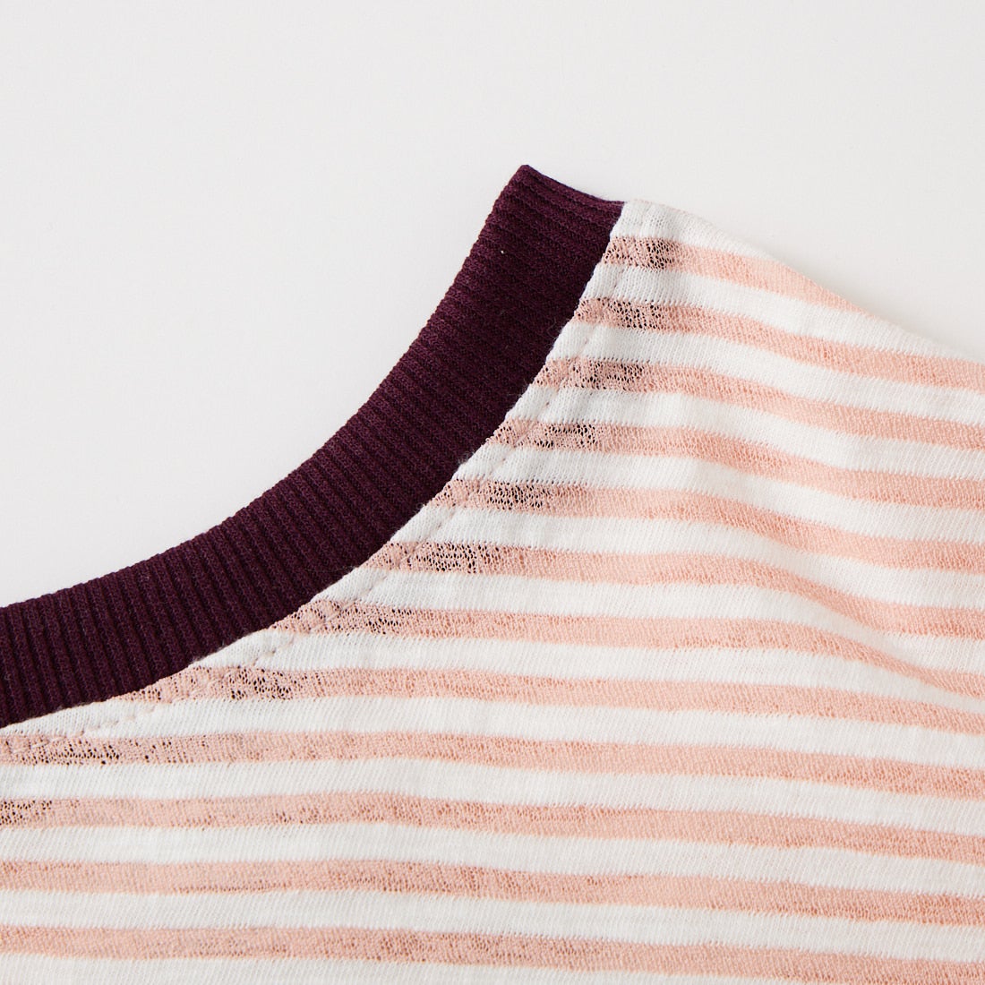 CHIGNON [シニヨン] シアーボーダーTシャツ [8461-107KK] PINK