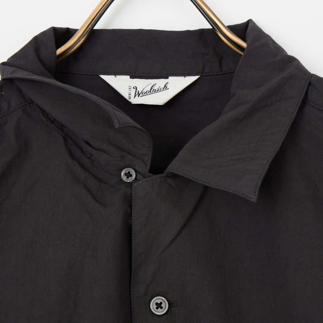 WOOLRICH [ウールリッチ] オーガニックコットン カントリーシャツ [WJSI2005] CH CHARCOA
