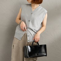 90 L.GRAY&&モデル身長：158cm 着用サイズ：F&&