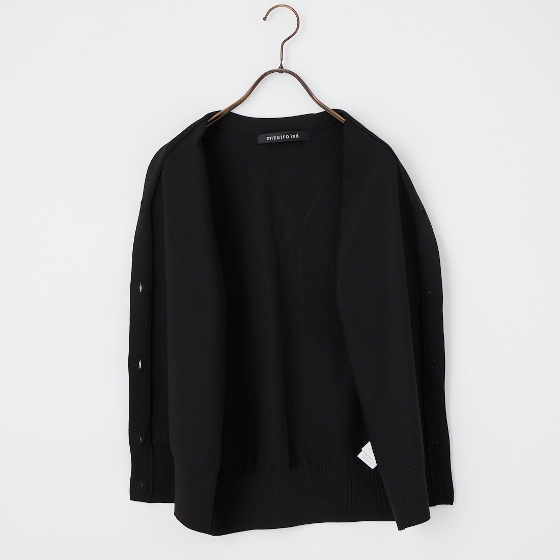 mizuiro ind [ミズイロインド] Vネックベスト [1-220070] 99 BLACK