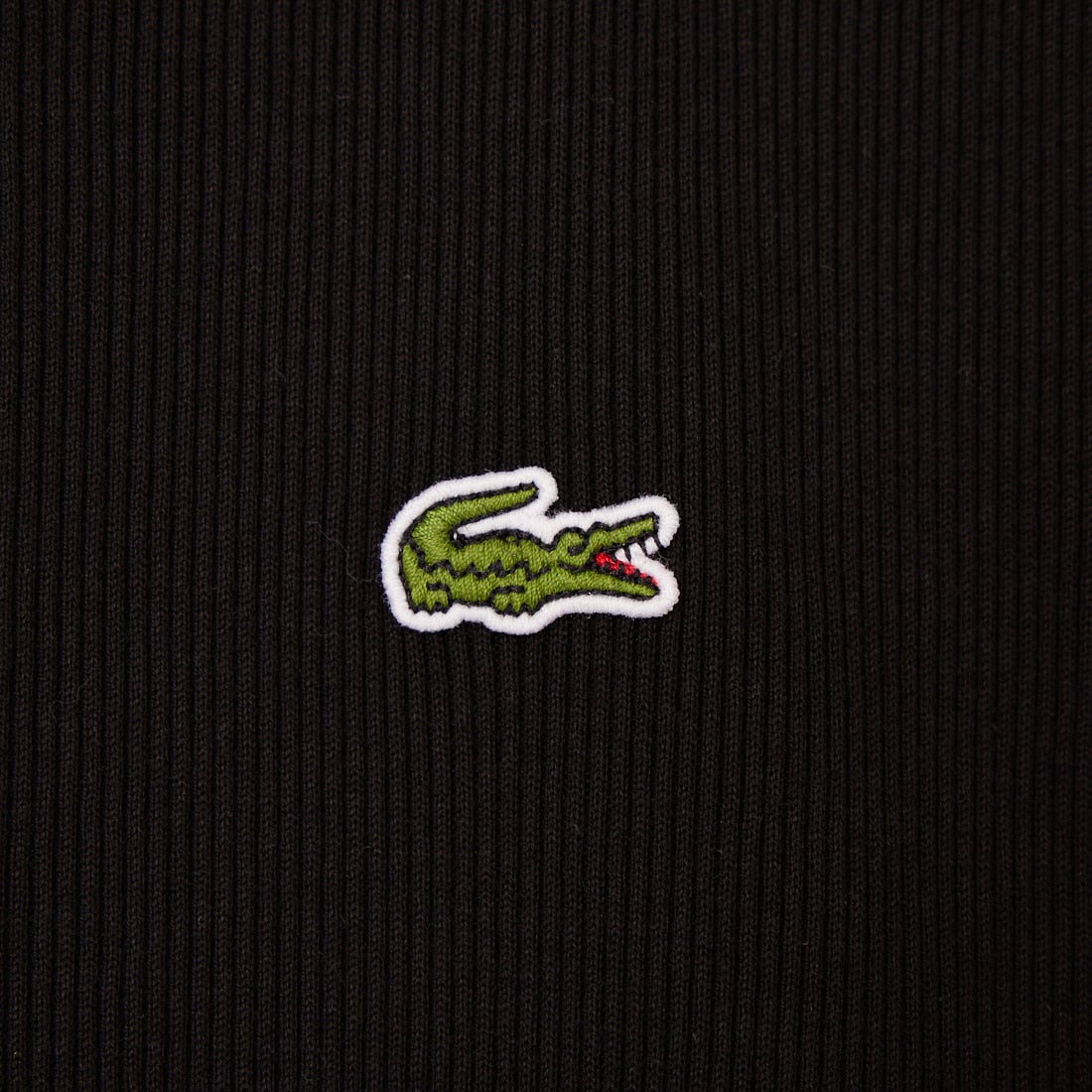 LACOSTE [ラコステ] タイトフィットリブニットポロシャツ [DF5377] 031 BLACK